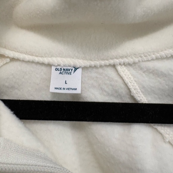 NWT Old Navy White Zip-Up Jacket - Picture 2 of 3